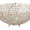 Bol Motif Corail En Métal Champagne Vaness D 35 Cm -Maison Eclat Boutique bol motif corail en metal champagne vaness d 35 cm 5400924287658 1322620
