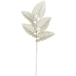 Branchage - 5 Feuilles Ajourées - 80 Cm - Or