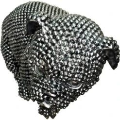 Chien Polyrésine Argenté Zoorin H 29 Cm -Maison Eclat Boutique chien polyresine argente zoorin h 29 cm 3248117546050 414013