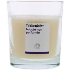 FINLANDEK Bougie Non Parfumée XL Creme - Verre - 120x150