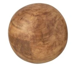 Grande Balle En Bois Massif Marron Paulina D 20 Cm