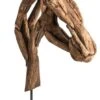 Grande Sculpture Cheval Bois Naturel Antique Chaher -Maison Eclat Boutique grande sculpture cheval bois naturel antique chaher 8430026957163 197884