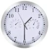 Horloge Murale à Quartz Hygromètre Et Thermomètre 30 Cm Blanc -Maison Eclat Boutique horloge murale a quartz hygrometre et thermometre 30 cm blanc 3666722530309 551087