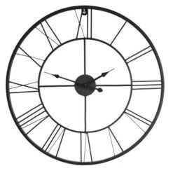 Horloge Murale Atelier Métal D60 X 3,5cm - Noir