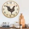 Horloge Murale Avec Motif De Coq Multicolore 60 Cm MDF -Maison Eclat Boutique horloge murale avec motif de coq multicolore 60 cm mdf 3666722313353 992207