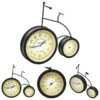 Horloge Murale De Jardin Avec Thermomètre Bicyclette Vintage -Maison Eclat Boutique horloge murale de jardin avec thermometre bicyclette vintage 8718475604730 1271586