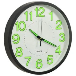 Horloge Murale Lumineuse Noir 30 Cm -Maison Eclat Boutique horloge murale lumineuse noir 30 cm 3666722337410 967062
