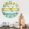 Horloge Murale Multicolore 60 Cm MDF 3 -Maison Eclat Boutique horloge murale multicolore 60 cm mdf 8720286138090 967135