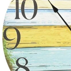 Horloge Murale Multicolore 60 Cm MDF 3 -Maison Eclat Boutique horloge murale multicolore 60 cm mdf 8720286138090 967138