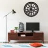Horloge Murale Noir 70 Cm MDF -Maison Eclat Boutique horloge murale noir 70 cm mdf 3666722347044 954240
