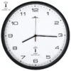 Horloge Murale Radioguidée Mouvement à Quartz 31 Cm Blanc/noir -Maison Eclat Boutique horloge murale radioguidee mouvement a quartz 31 cm blanc noir 3666722873352 551099