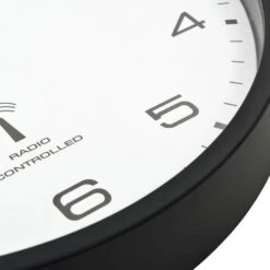 Horloge Murale Radioguidée Mouvement à Quartz 31 Cm Blanc/noir -Maison Eclat Boutique horloge murale radioguidee mouvement a quartz 31 cm blanc noir 3666722873352 551104