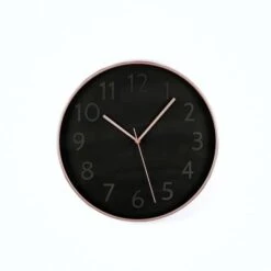 Horloge Murale Ronde Diametre 30,5 Cm Noir -Maison Eclat Boutique horloge murale ronde diametre 30 5 cm noir 3561864333040 456679