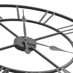 Horloge Murale Vintage Avec Mouvement à Quartz Métal 80 Cm XXL -Maison Eclat Boutique horloge murale vintage avec mouvement a quartz metal 80 cm xxl 3666722530491 550979