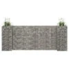 Jardinière à Gabion En H Fil D'acier 260x40x100 Cm -Maison Eclat Boutique jardiniere a gabion en h fil d acier 260x40x100 cm 3666722621144 616113