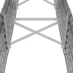 Jardinière Acier Enduit De Poudre 224x40x36 Cm Argenté -Maison Eclat Boutique jardiniere acier enduit de poudre 224x40x36 cm argente 3666722113205 1382783