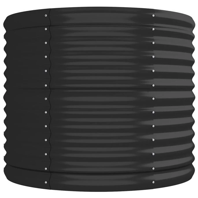 Jardinière Acier Enduit De Poudre 296x80x68 Cm Anthracite 6 Jardinière Acier Enduit De Poudre 296x80x68 Cm Anthracite – Image 4