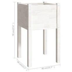 Jardinière D'extérieur Blanc 40x40x70 Cm Bois De Pin Massif 15 Jardinière D'extérieur Blanc 40x40x70 Cm Bois De Pin Massif -Maison Eclat Boutique jardiniere d exterieur blanc 40x40x70 cm bois de pin massif 3666722143905 1302745