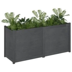 Jardinière D'extérieur Gris 150x50x70 Cm Bois De Pin Massif -Maison Eclat Boutique jardiniere d exterieur gris 150x50x70 cm bois de pin massif 3666722127400 1339393
