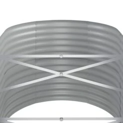 Jardinière De Jardin Acier Enduit De Poudre 440x80x68 Cm Gris -Maison Eclat Boutique jardiniere de jardin acier enduit de poudre 440x80x68 cm gris 3666722117258 1369484