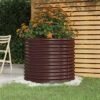 Jardinière De Jardin Acier Enduit De Poudre 80x80x68 Cm Marron 1 Jardinière De Jardin Acier Enduit De Poudre 80x80x68 Cm Marron -Maison Eclat Boutique jardiniere de jardin acier enduit de poudre 80x80x68 cm marron 3666722621304 1366128