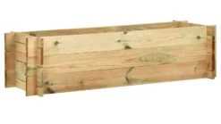 Jardinière Surélevée De Légumes Bois De Pin Imprégné 120 Cm