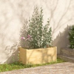Jardinières 2 Pcs 100x50x50 Cm Bois De Pin Massif -Maison Eclat Boutique jardinieres 2 pcs 100x50x50 cm bois de pin massif 3666722122856 1352661