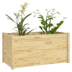 Jardinières 2 Pcs 100x50x50 Cm Bois De Pin Massif -Maison Eclat Boutique jardinieres 2 pcs 100x50x50 cm bois de pin massif 3666722122856 1352662