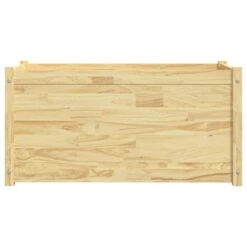 Jardinières 2 Pcs 100x50x50 Cm Bois De Pin Massif -Maison Eclat Boutique jardinieres 2 pcs 100x50x50 cm bois de pin massif 3666722122856 1352664