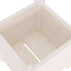 Jardinières 2 Pcs Blanc 31x31x31 Cm Bois De Pin Massif -Maison Eclat Boutique jardinieres 2 pcs blanc 31x31x31 cm bois de pin massif 3666722122986 1351991