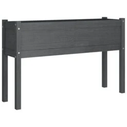 Jardinières D'extérieur 2 Pcs Gris 110x31x70 Cm Bois De Pin -Maison Eclat Boutique jardinieres d exterieur 2 pcs gris 110x31x70 cm bois de pin 3666722130318 1333346