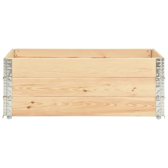 Jardinières Surélevées 3 Pcs 50x150 Cm Bois De Pin Solide 4 Jardinières Surélevées 3 Pcs 50x150 Cm Bois De Pin Solide – Image 2