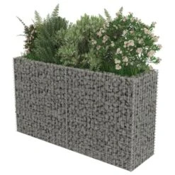 Lit Surélevé à Gabion Acier Galvanisé 180x50x100 Cm -Maison Eclat Boutique lit sureleve a gabion acier galvanise 180x50x100 cm 3666722468978 732949