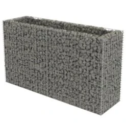 Lit Surélevé à Gabion Acier Galvanisé 180x50x100 Cm -Maison Eclat Boutique lit sureleve a gabion acier galvanise 180x50x100 cm 3666722468978 732950