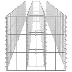 Lit Surélevé à Gabion Acier Galvanisé 270x30x30 Cm -Maison Eclat Boutique lit sureleve a gabion acier galvanise 270x30x30 cm 3666722506304 615758