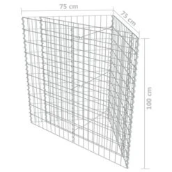 Lit Surélevé à Gabion Acier Galvanisé 75x75x100 Cm 13 Lit Surélevé à Gabion Acier Galvanisé 75x75x100 Cm -Maison Eclat Boutique lit sureleve a gabion acier galvanise 75x75x100 cm 8719883592374 732959