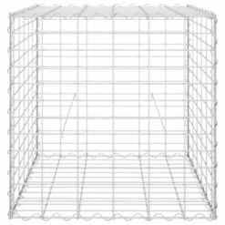 Lit Surélevé Cube à Gabion Fil D'acier 60x60x60 Cm -Maison Eclat Boutique lit sureleve cube a gabion fil d acier 60x60x60 cm 3666722506243 615794