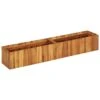 Lit Surélevé De Jardin 150x30x25 Cm Bois Massif D'acacia -Maison Eclat Boutique lit sureleve de jardin 150x30x25 cm bois massif d acacia 3666722234849 1117689