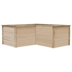 Lit Surélevé De Jardin 197x197x80 Cm Bois De Pin Massif