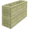Lit Surélevé De Jardin 206x50x96 Cm Bois De Pin Imprégné -Maison Eclat Boutique lit sureleve de jardin 206x50x96 cm bois de pin impregne 8718475557630 975556