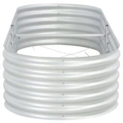 Lit Surélevé De Jardin 240x80x44 Cm Acier Galvanisé Argenté -Maison Eclat Boutique lit sureleve de jardin 240x80x44 cm acier galvanise argente 3666722873789 980164