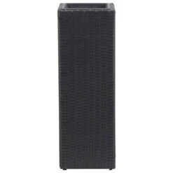 Lit Surélevé De Jardin 28x28x80 Cm Résine Tressée Noir -Maison Eclat Boutique lit sureleve de jardin 28x28x80 cm resine tressee noir 3666722323505 982256