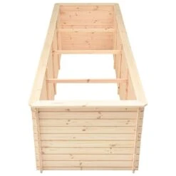 Lit Surélevé De Jardin 300x100x80,5 Cm Bois De Pin 19 Mm -Maison Eclat Boutique lit sureleve de jardin 300x100x80 5 cm bois de pin 19 mm 8719883813103 983806