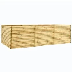 Lit Surélevé De Jardin 300x100x96 Cm Bois De Pin Imprégné 19 Mm