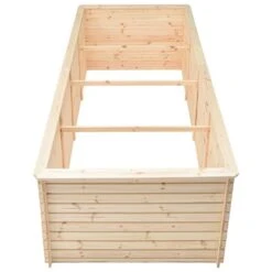 Lit Surélevé De Jardin 450x150x80,5 Cm Bois De Pin 19 Mm -Maison Eclat Boutique lit sureleve de jardin 450x150x80 5 cm bois de pin 19 mm 8719883813141 983827