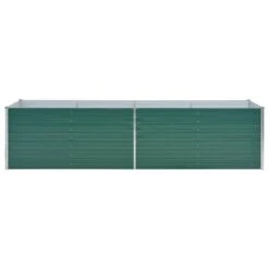 Lit Surélevé De Jardin Acier Galvanisé 320x80x77 Cm Vert -Maison Eclat Boutique lit sureleve de jardin acier galvanise 320x80x77 cm vert 3666722326155 979412