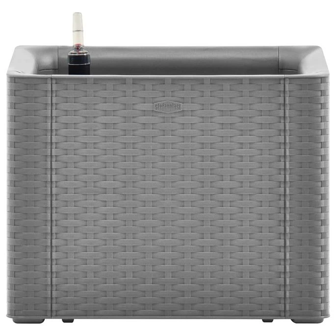 Lit Surélevé De Jardin Avec Système D'arrosage Gris 43x43x33 Cm 5 Lit Surélevé De Jardin Avec Système D'arrosage Gris 43x43x33 Cm – Image 3