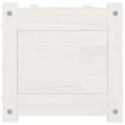 Lit Surélevé De Jardin Blanc 150x31x31 Cm Bois De Sapin Massif -Maison Eclat Boutique lit sureleve de jardin blanc 150x31x31 cm bois de sapin massif 3666722151924 1259766