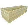 Lit Surélevé De Jardin Bois De Pin Imprégné 200x100x77 Cm -Maison Eclat Boutique lit sureleve de jardin bois de pin impregne 200x100x77 cm 8718475559580 1391853