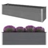 Lit Surélevé De Jardin WPC 195x50x54 Cm Gris -Maison Eclat Boutique lit sureleve de jardin wpc 195x50x54 cm gris 8718475568704 1362013